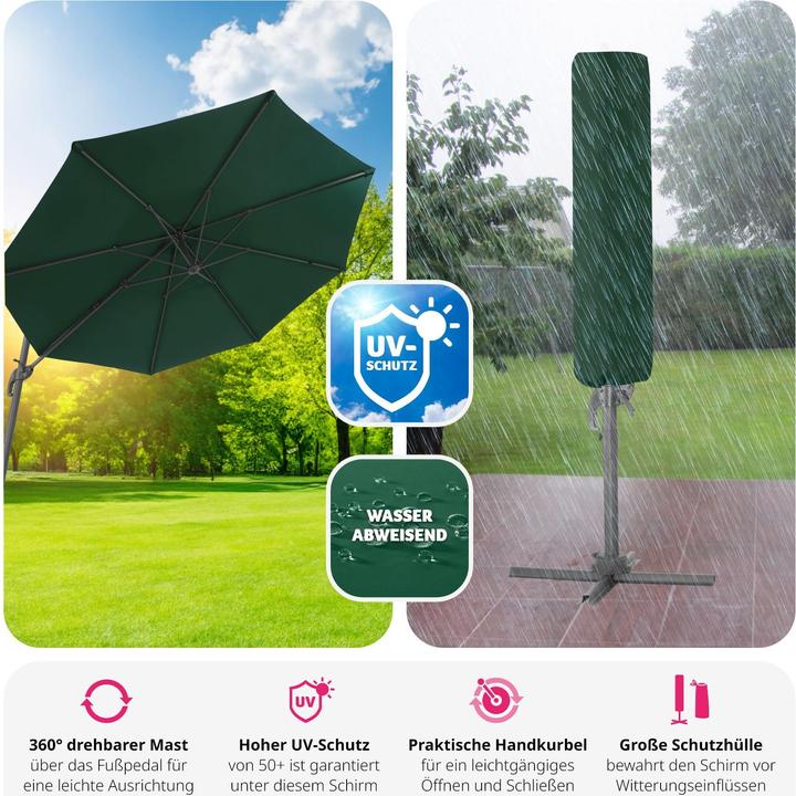 Produktbild tectake Ampelschirm (3 m)