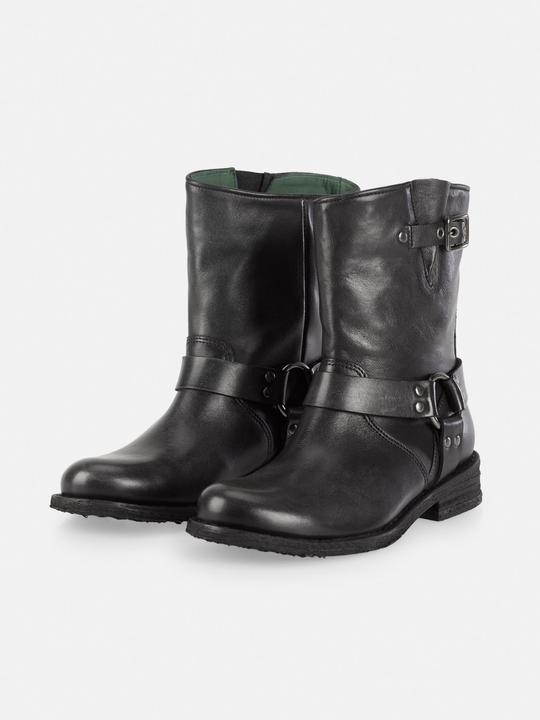 Produktbild Felmini GREDO D872 Diese Stiefel sind aus hochwertigem schwarzem Leder gefertigt und fühlen sich luxuriös we (38)
