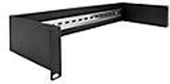 Produktbild Delock 48,30cm (19") Hutschienenpanel 2 HE schwarz