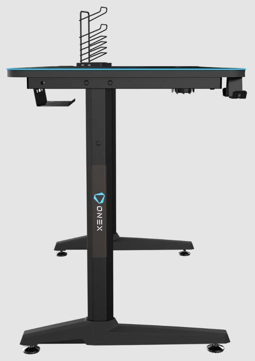 Produktbild Onex GD1200H Gaming Desk w/Cup holder, headset hook, Gamepad holder, Full coverage mouse pad