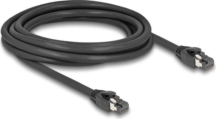 Immagine prodotto Delock Cavo di rete RJ45 Cat.8.1 S/FTP 3 m fino a 40 Gbps nero (S/FTP, CAT8.1, 3 m)