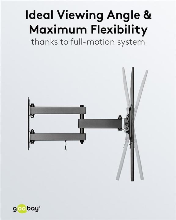 Image du produit Goobay Fullmotion de base (Mur, 35 kg, 32" - 55")