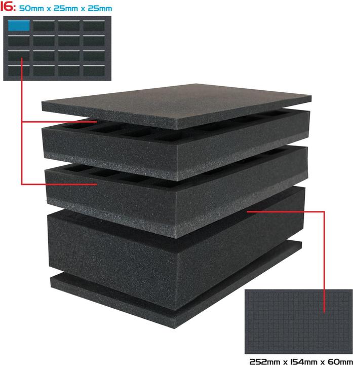 Image du produit Enhance Miniature Figure Storage Case Black