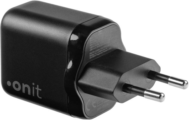 Produktbild Onit USB-Wandladegerät Dual 1C1A 35 W GaN Schwarz (35 W, 2 Ports)