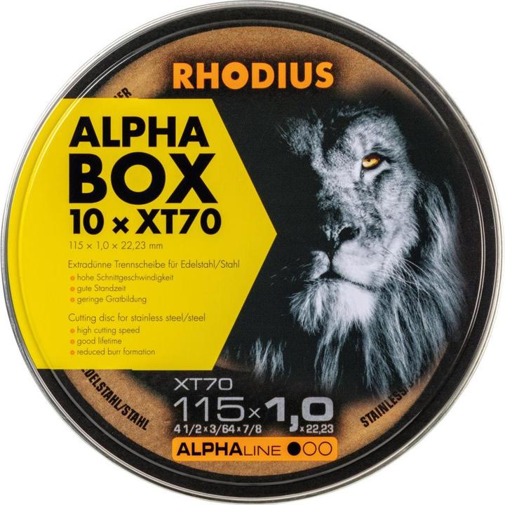 Immagine prodotto Rhodius Disco da taglio extra sottile XT70 BOX