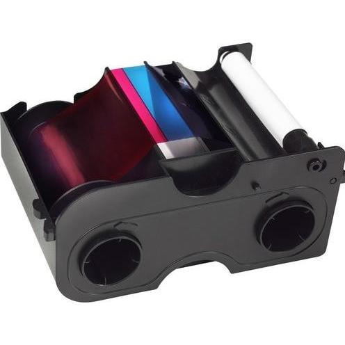 Thumbnail - HID, Schreibmaschine Zubehör, FARGO YMCKO Cartridge w/Cleaning Roller: Full-color ribbon