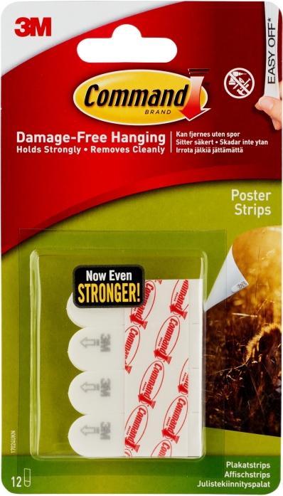 3M Command poster strips, 12 strips