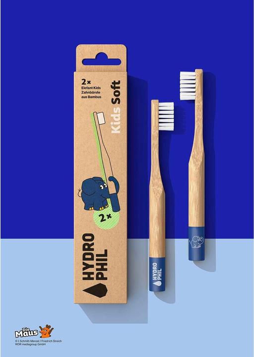 Actual product image Hydrophil Toothbrush ELEPHANT (Extra soft, 2x)