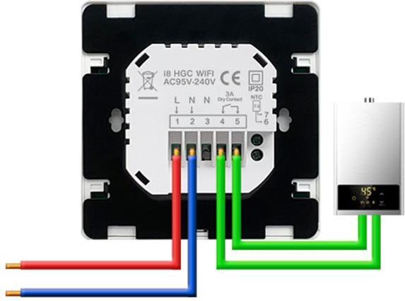 Produktbild Avatto Smart Boiler Heating Termostat WT50 3A Wi-Fi Tuya