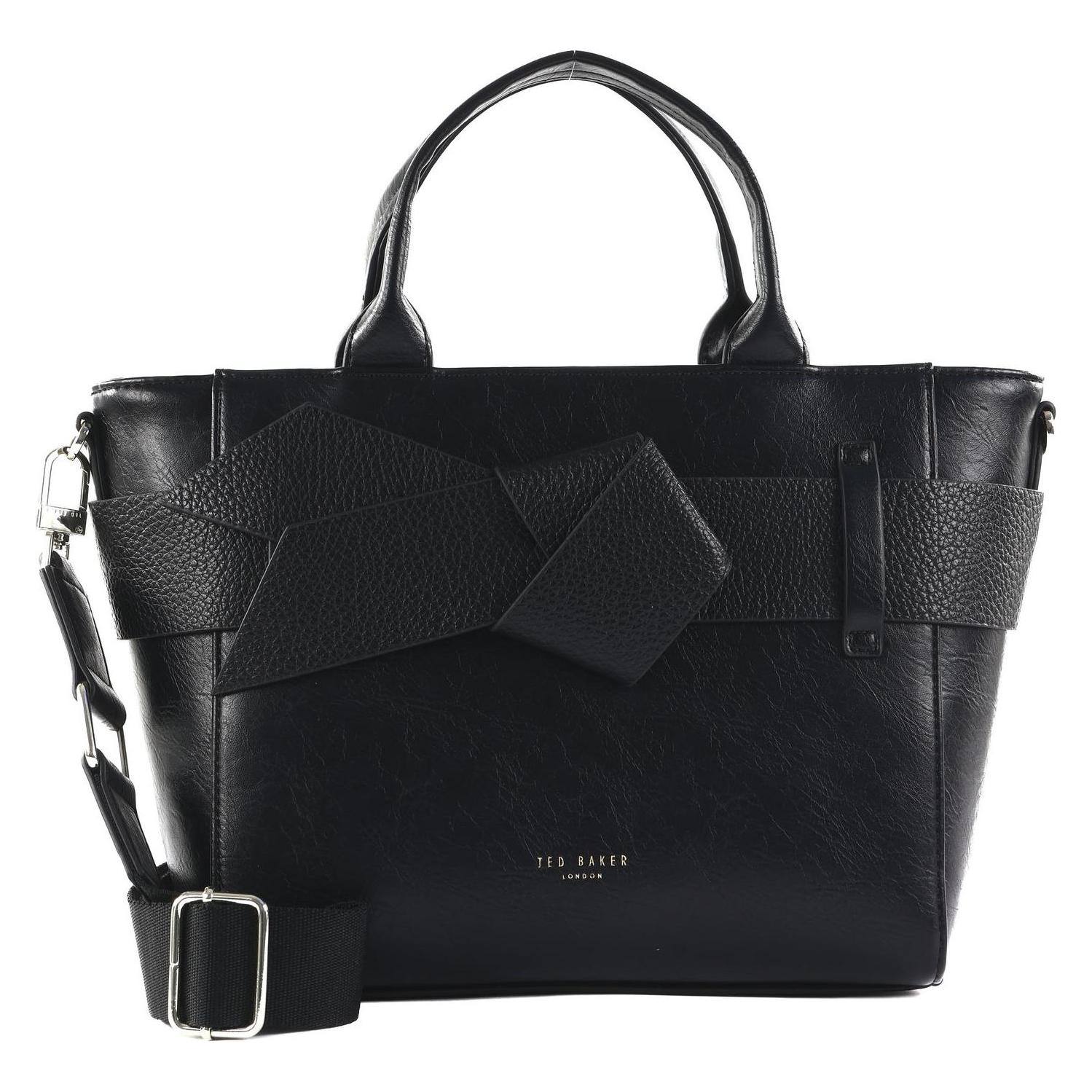 Ted Baker, Damen, Handtasche, Jimsa Knot Bow Tote Bag, Schwarz