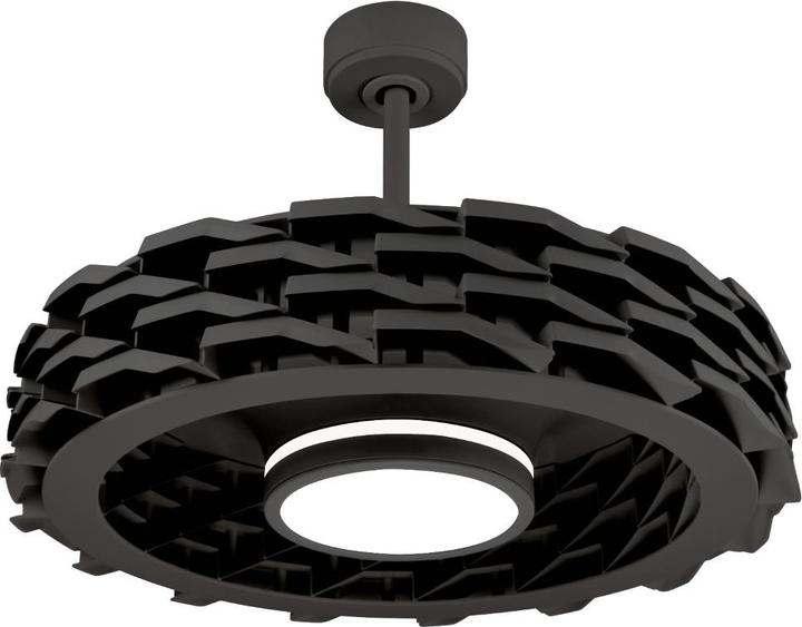 Produktbild Sulion Deckenventilator + LED Leuchte RUBIK WLAN Ø76cm dimmbar Graphit mit App oder Fernbedienung st