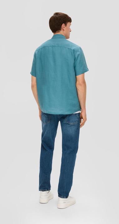 Produktbild s.Oliver Hemd Kurzarmhemd aus Leinen (XL)