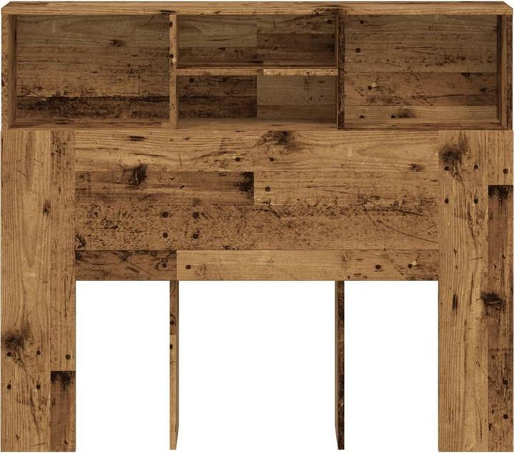 Produktbild vidaXL Bett-Kopfteil mit Ablagen -Optik (120 x 19 x 103.5 cm)