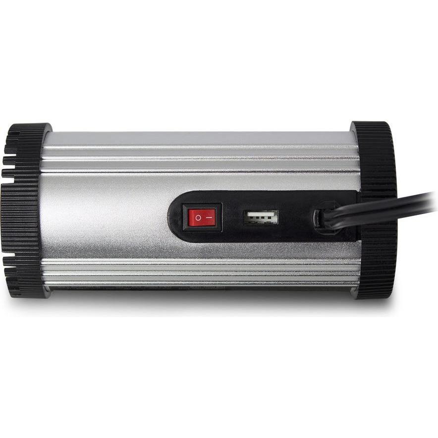 Thumbnail - Ewent, Spannungswandler, Eminent - 150 W Wechselrichter 12 VDC zu 230 VAC mit 2.1 A USB-A Anschluss