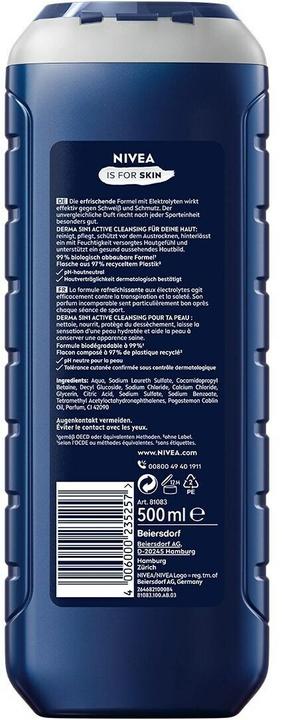 Produktbild NIVEA MEN Fresh Sport Pflegedusche XL (500 ml)