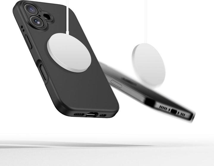 Produktbild Tech-Protect Liquid Silicone MagSafe iPhone 16e Case - Black (Apple iPhone 16e)