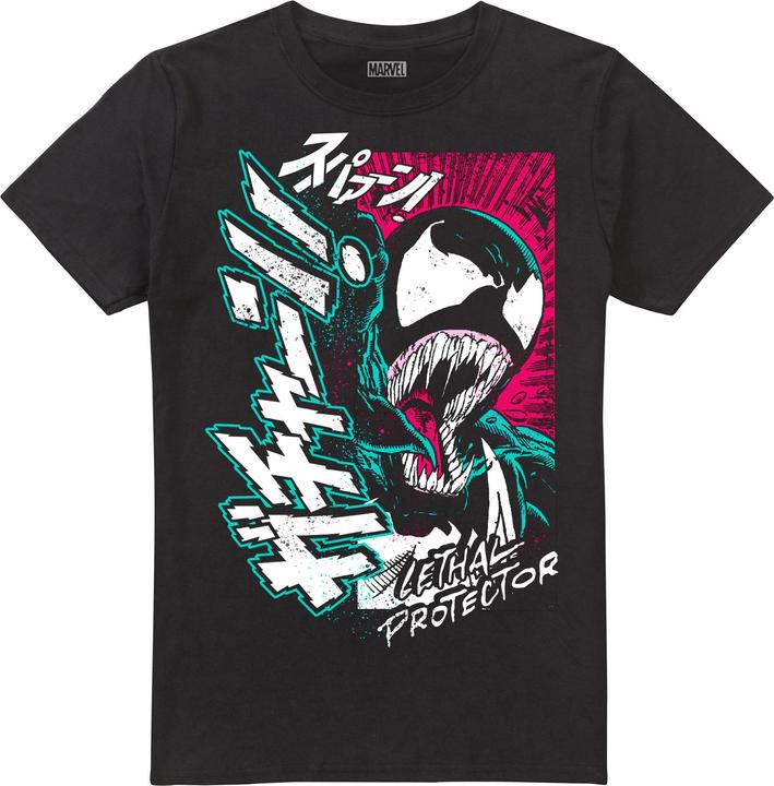 Actual product image Venom Mens Lethal Protector Anime T-Shirt (S)