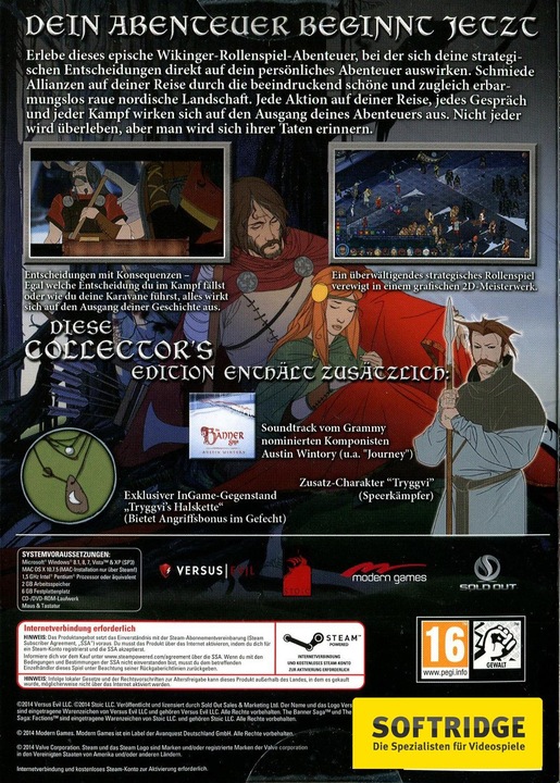 Produktbild Modern Games The Banner Saga (PC, EN)
