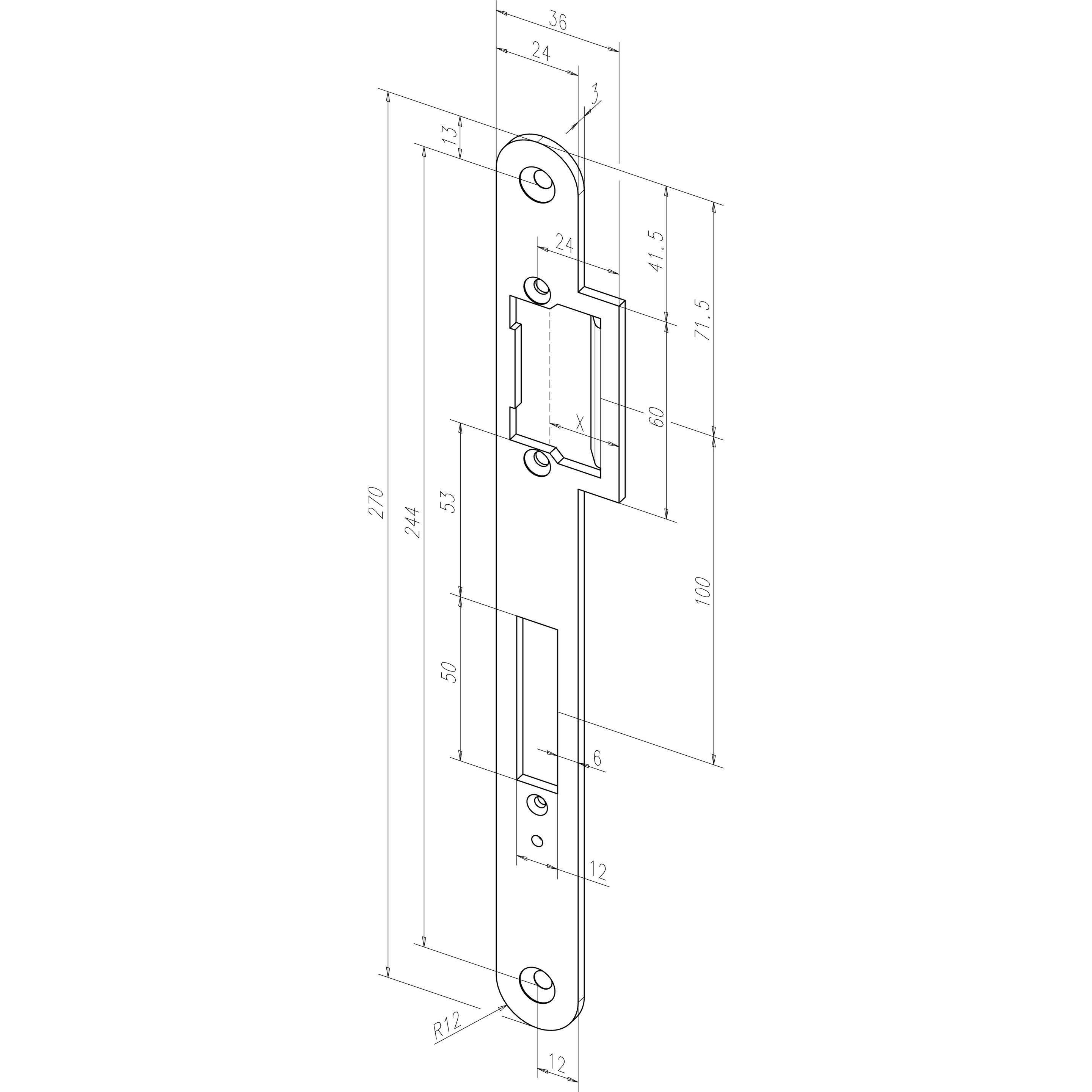 effeff, Maniglia + Guarnizione porte, 47235-05 (Set di porte)