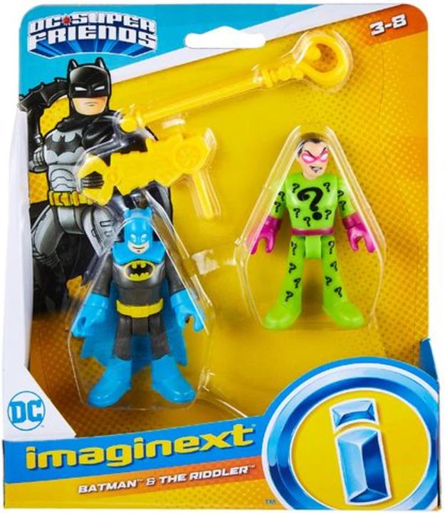 Actual product image Imaginext DCSF Batman & Riddler