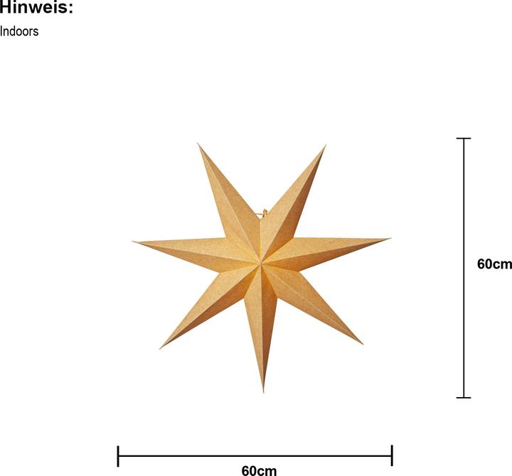 Image du produit Star Trading Étoile en papier Cotton