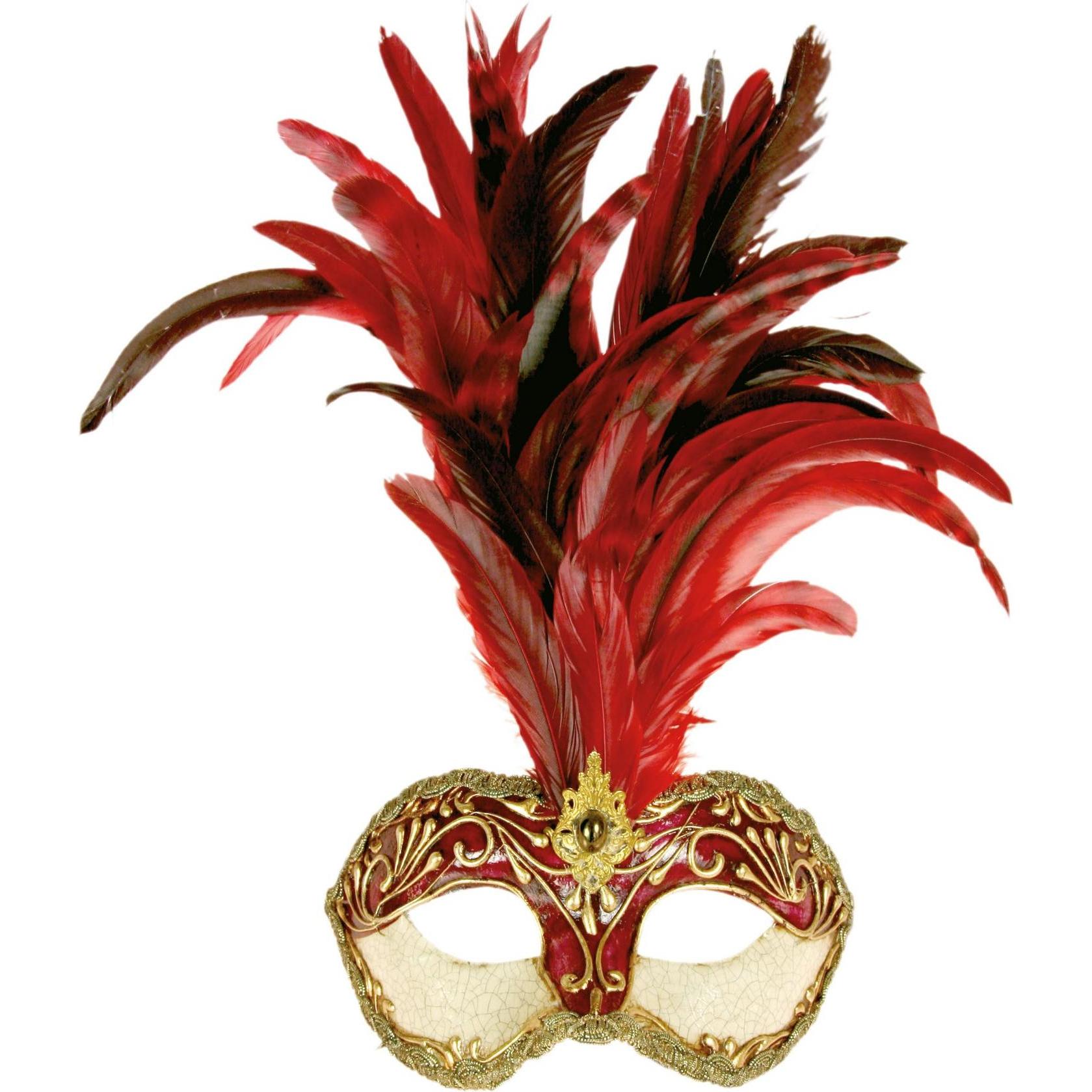 Maskworld Galetto Colombina piume