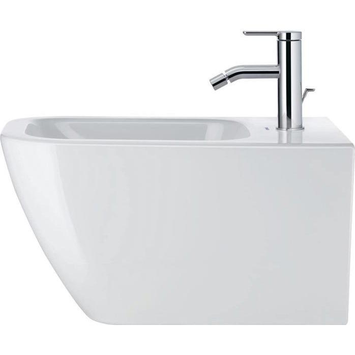 Duravit, Toilette, Bidet a parete HAPPY D.2 m ÜL HLB 355x540mm 1 foro per rubinetto bianco