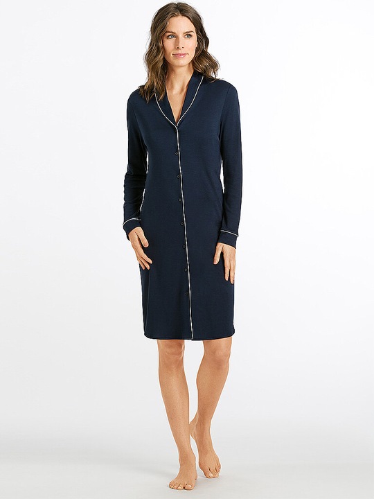 Immagine prodotto Hanro Camicia da notte Natural Comfort - 100 cm di lunghezza - manica lunga (M)