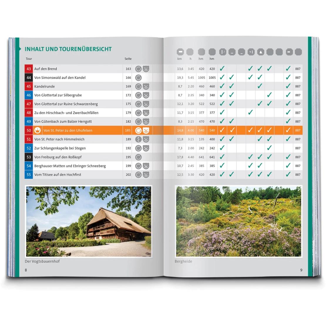 Thumbnail - Wanderführer Schwarzwald Mitte-Nord, 50 Touren, Landkarte