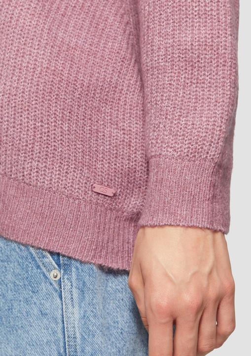 Produktbild S.Oliver Strickpullover Weicher Pullover mit Rippstruktur (S)