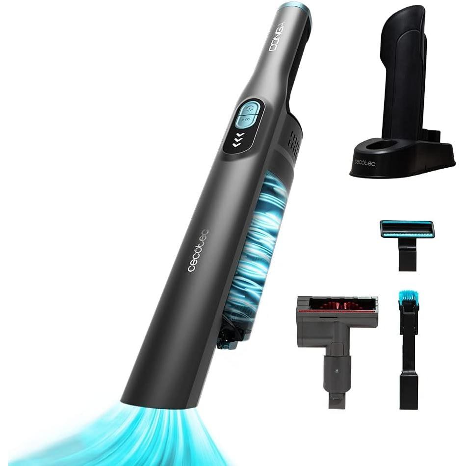 Cecotec Nero Aspiratore A Mano Conga Rockstar Micro Turbo, Aspirapolvere,