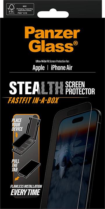 Produktbild PanzerGlass Privacy Displayschutz (1 Stk., Apple iPhone Air)