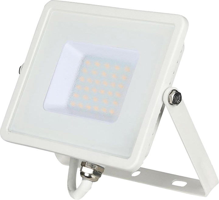 Produktbild V-TAC VT30W 30W LED Flutlichter SMD SAMSUNG Chip G2 Weiss Gehäuse 4000K (2340 lm, IP65)