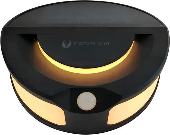 Actual product image Forever Light SUNARI Solar Lamp LED FLS-13 32*SMD PIR 6W 300lm 3000K 1200mAh Li-ion (300 lm, IP65)