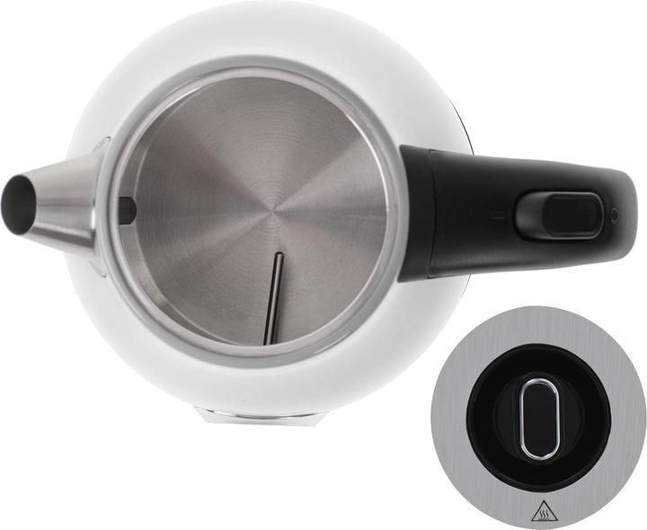 Actual product image Camry CR 1344 Electric kettle with a thermometer 1,7L, White (1.70 l)