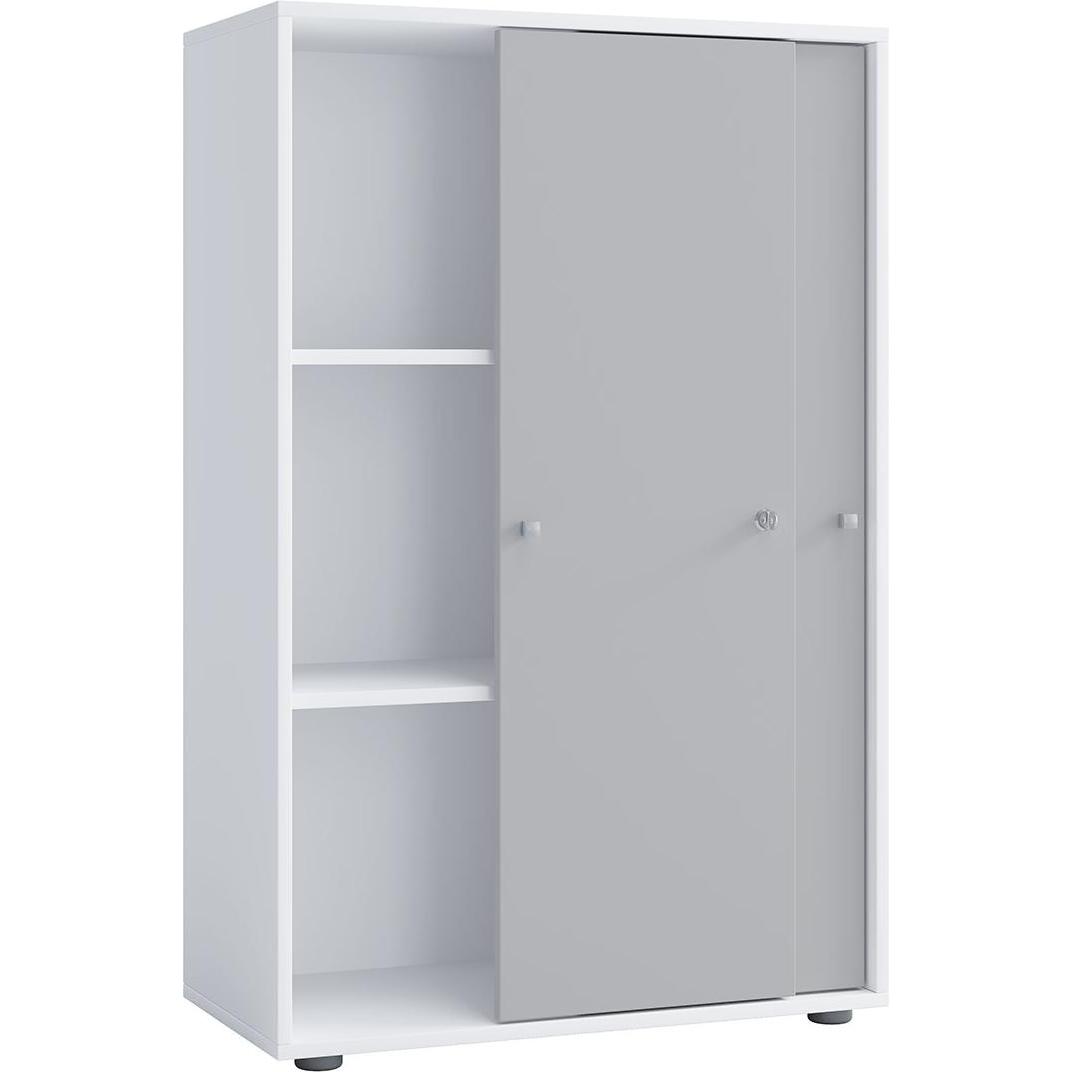 Ebuy24, Aktenschrank, Büroschrank LonaXLST weiss (70 x 37 cm)