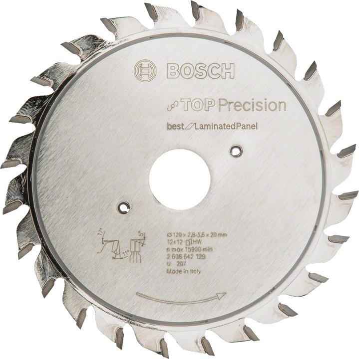 Actual product image Bosch Professional Zubehör Scoring blade Top Precision Best for Laminated Panel, 120 x 20 x 2.8 - 3.6 mm