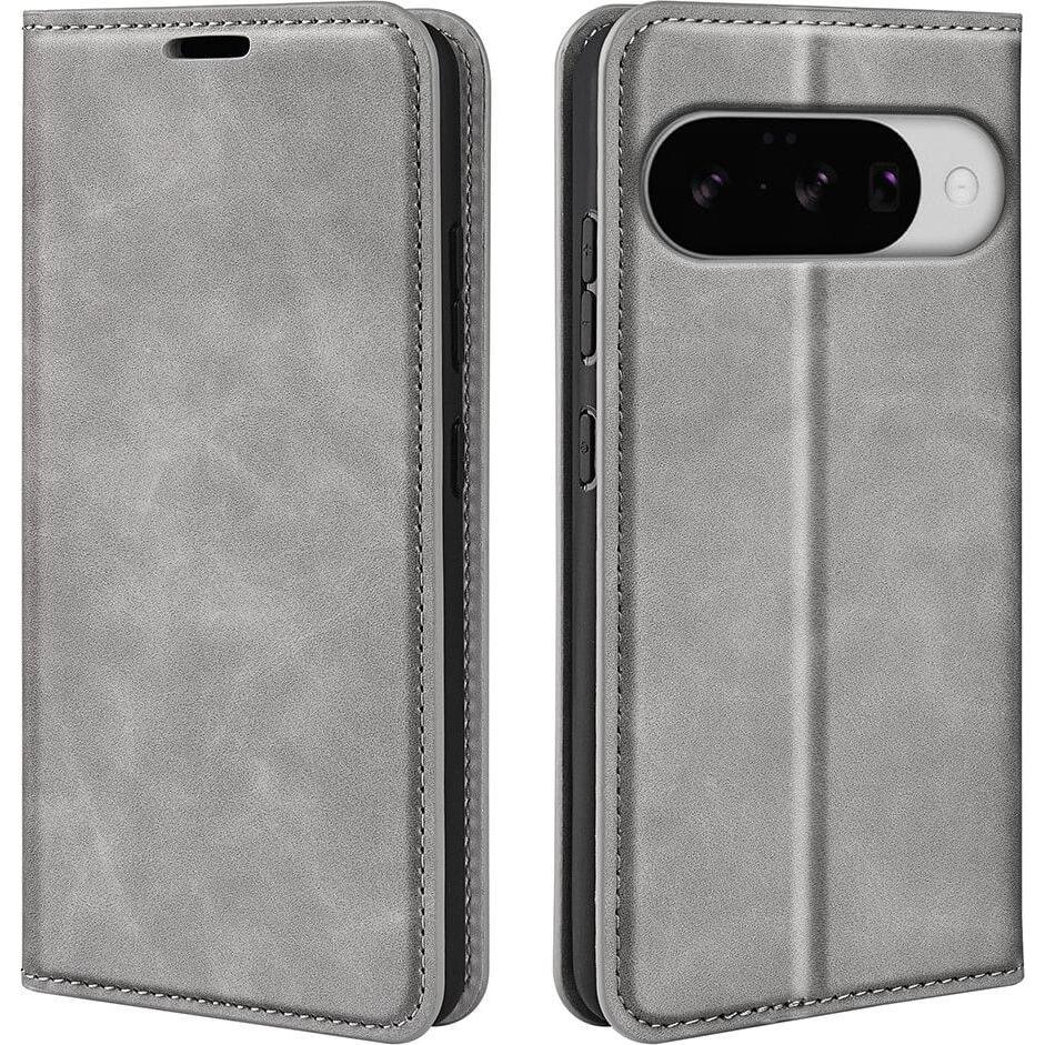 Cover-Discount Google Pixel 10 - Stand Flip Case Hülle (Google Pixel 10 Pro, Google Pixel 10), Cover smartphone, Grigio