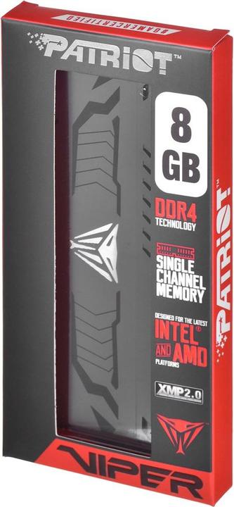 Immagine prodotto Patriot Modulo di memoria Viper Steel PVS48G360C8 GB DDR4 (1 x 8GB, 3600 MHz, DDR4-RAM, DIMM)