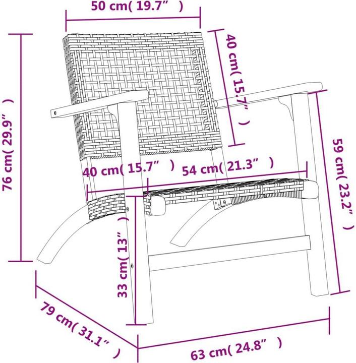 Actual product image vidaXL Jevdokija
