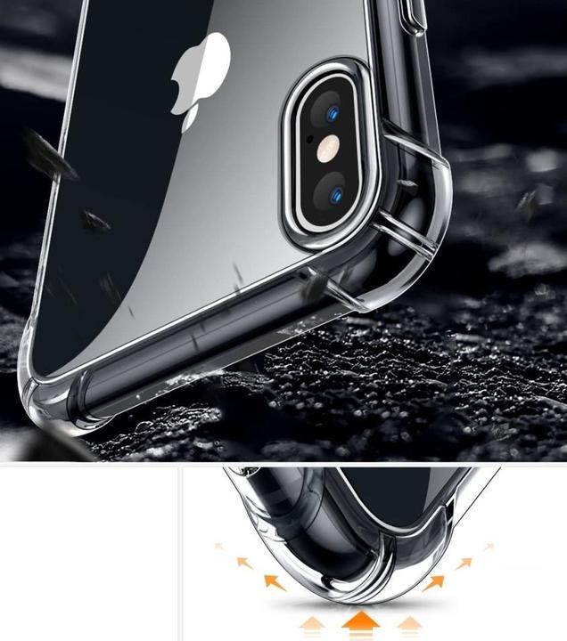 Produktbild Screenguard Apple iPhone X Hülle Crystal Soft Airbag Bumper (Apple iPhone X)