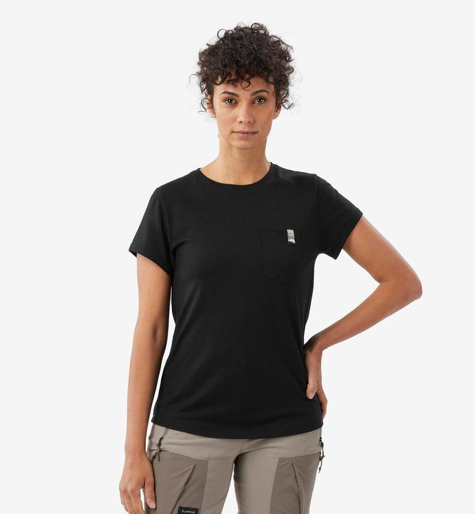 Forclaz Merino T-Shirt Damen 100 % Merinowolle schwarz