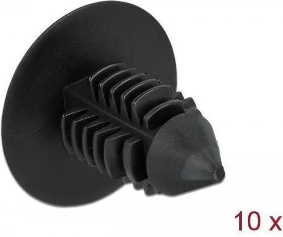Image du produit Delock Clip de sapin noir 10 pièces