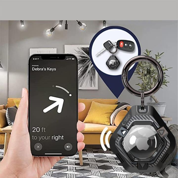 Actual product image Tech-Protect Defense Apple Airtag 1 / 2 Schwarz