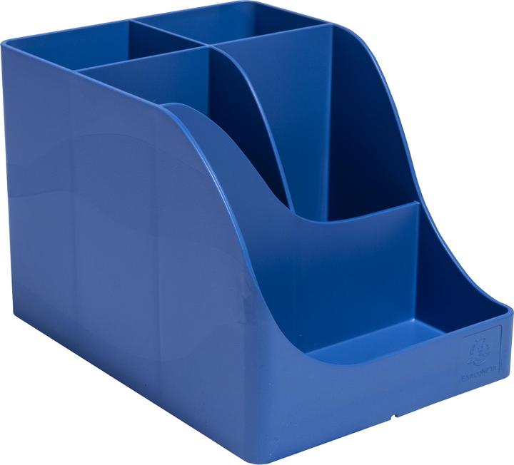 Image du produit Exacompta Pochette multi-usages Pen Wave, 4 compartiments, bleu