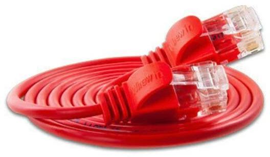 Actual product image Wirewin Slim patch cable: UTP, 2m, red (U/UTP, CAT6, 2 m)