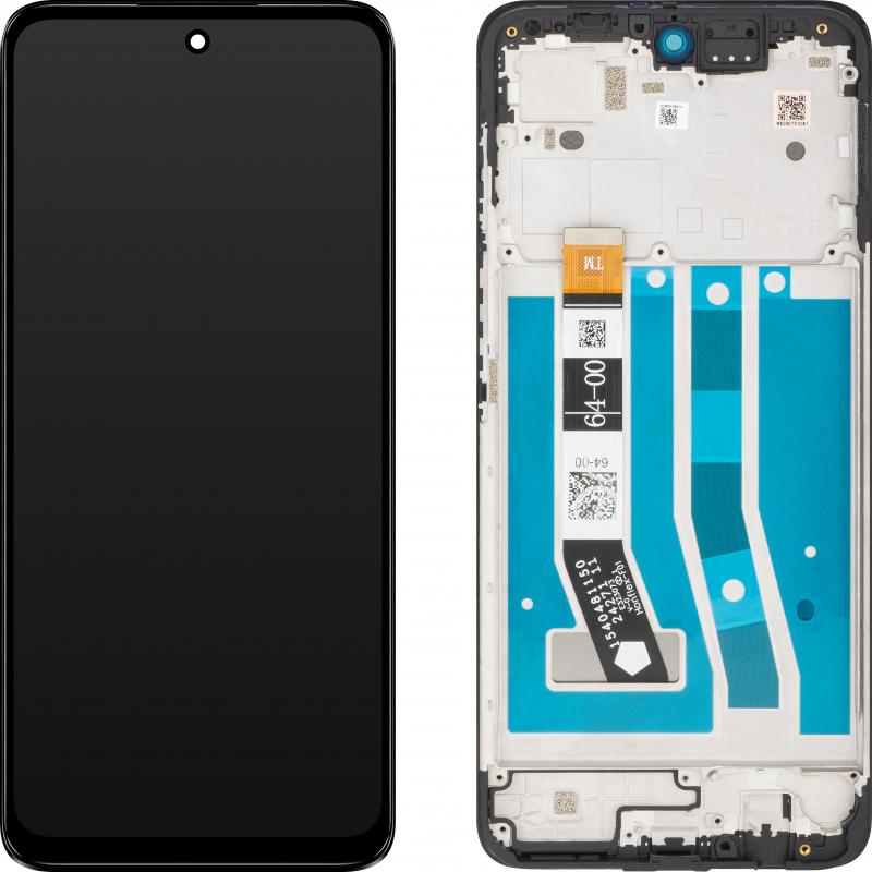 Motorola Display Unit für Moto G55, Schwarz, Pièces de rechange pour appareils mobiles