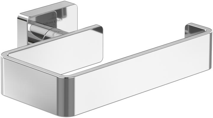 Villeroy & Boch Elements - Striking toilet roll holder without lid, 135 x 93 x 45 mm