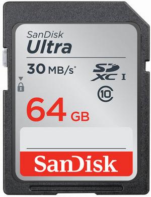 Produktbild SANDISK Ultra SDXC Card (64 GB, SDXC, UHS-I)