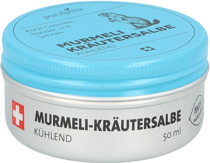 Image du produit Puralpina Pommade aux herbes Murmeli rafraîchissante (1 x, 50 ml, 70 g)